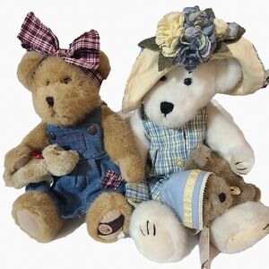 Boyds Bears Brown and White Stuffed‎ Animals Collection